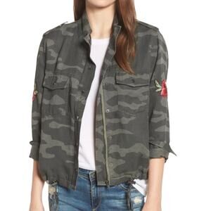 Rails Camo Rose Patch Utility Jacket‎ Women’s XS.